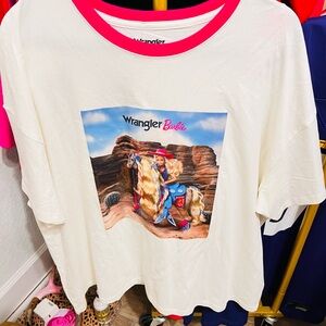 Womans Wrangler Barbie/horse T-Shirt